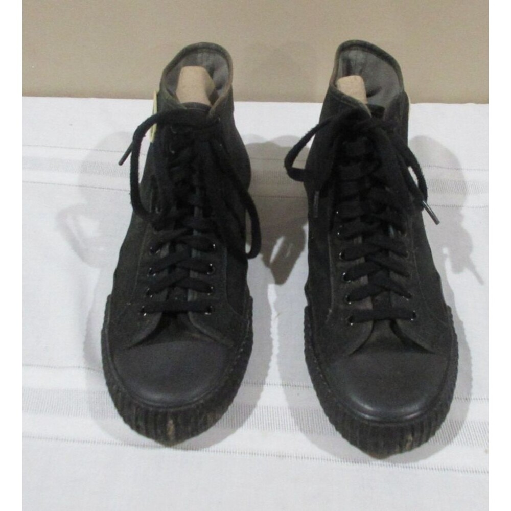 PF Flyers Sandlot  High Top Shoes Skaters Men 12 Black Lace Up 638823